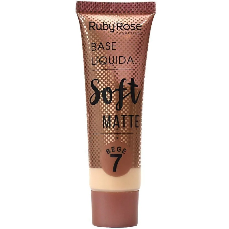 Ruby Rose Soft Matte Foundation Bege #7 – Wholesale 48 Units (HB-8050-8)