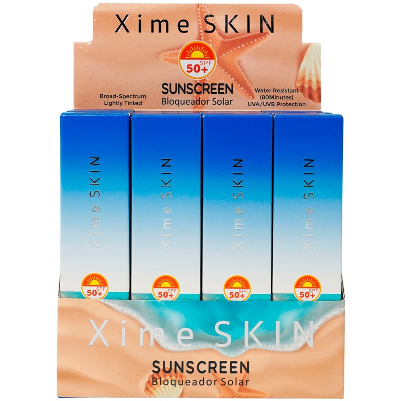 Xime Beauty Sunscreen Spf50+ – Wholesale Display 12 Units (XS-057)
