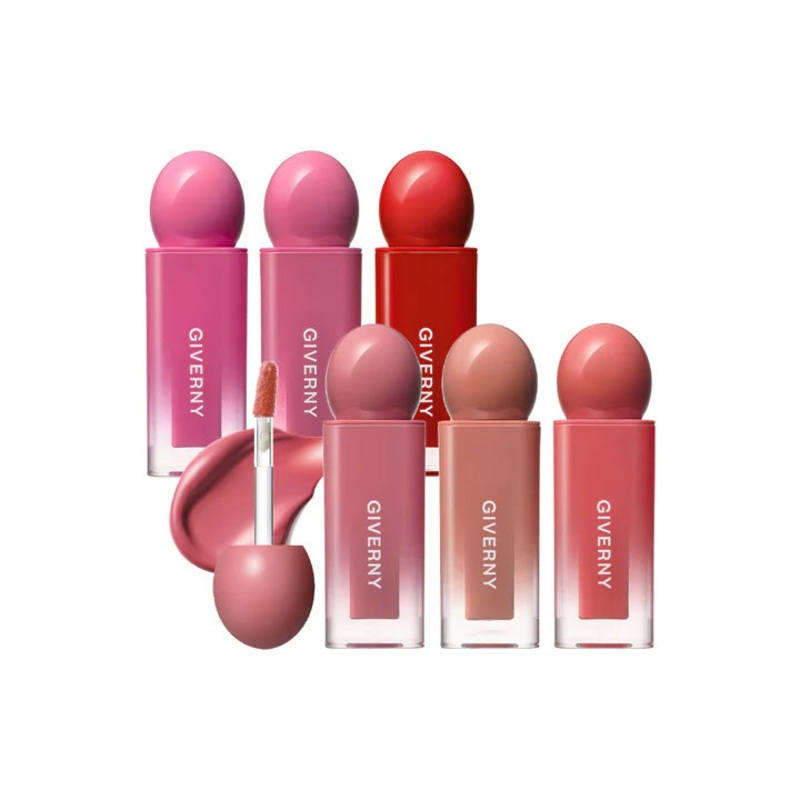 GIVERNY Dewy Lip Glaze 4.9g #01 Muted Peach