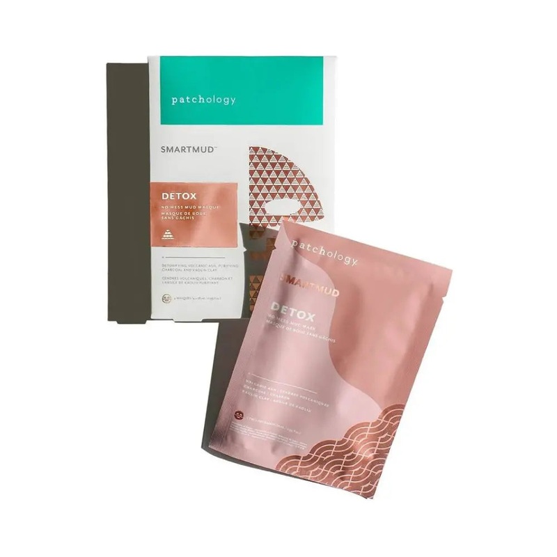 CLEARANCE – Patchology SmartMud No Mess Mud Masques: Detox Sheet Masks – 4 pack