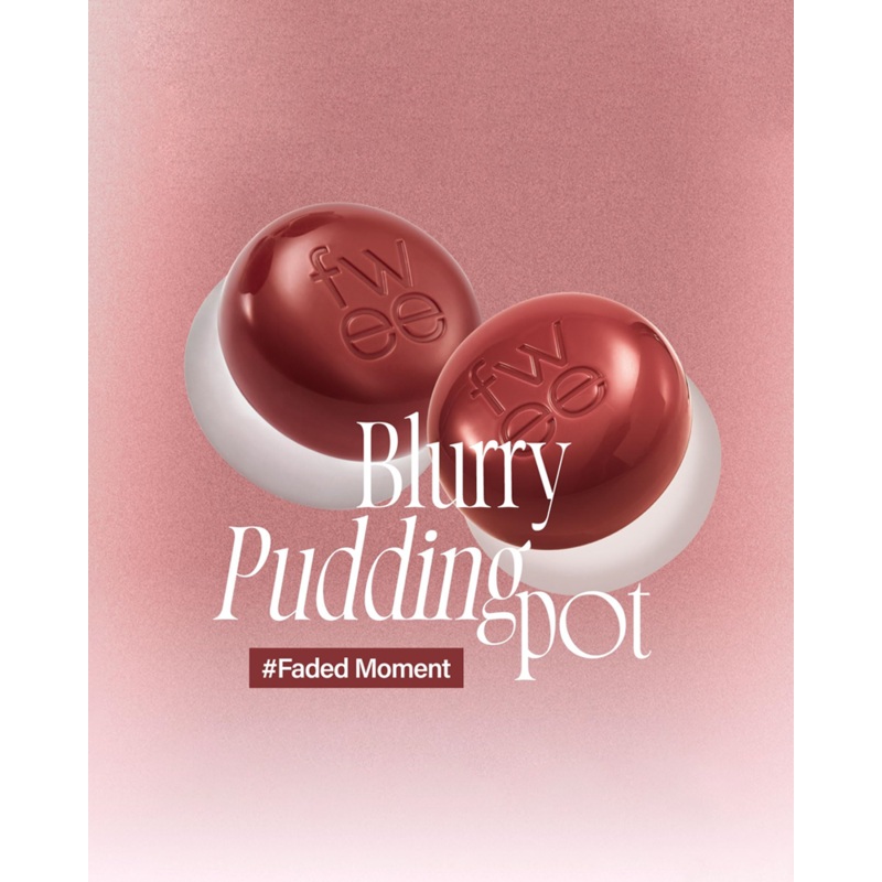 fwee Lip & Cheek Blurry Pudding Pot: Faded Moment #RS01 Feel’n