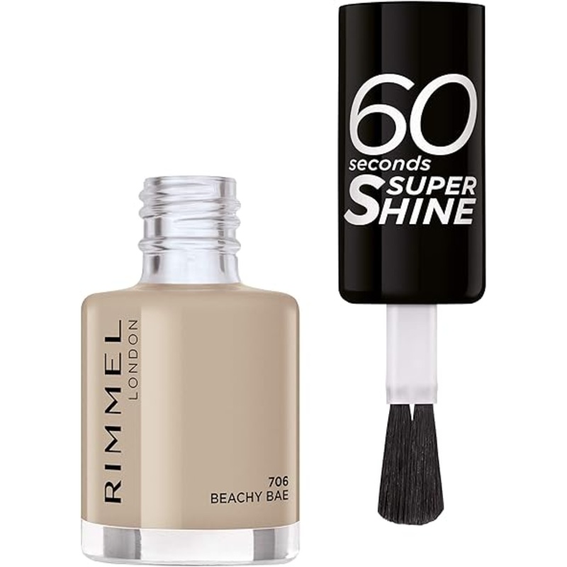 Rimmel 60 Seconds Nail Polish – Beachy Bae #706
