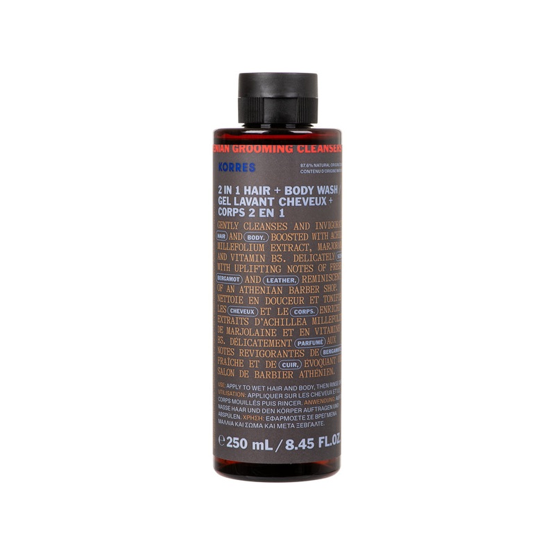 Achillea Mens 2 In 1 Shampoo & Shower Gel 250ml