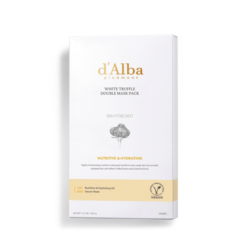 d’Alba White Truffle Double Mask Pack (Nutritive) 32.5g