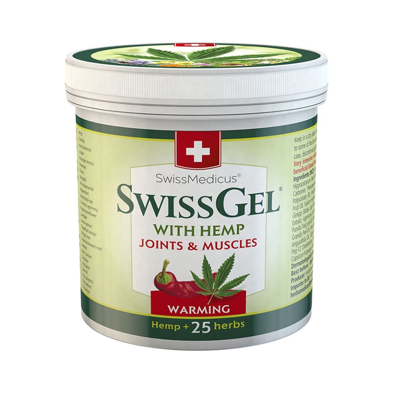 Hemp SwissGel warming (Horse Balsam) 250 ml – Herbamedicus