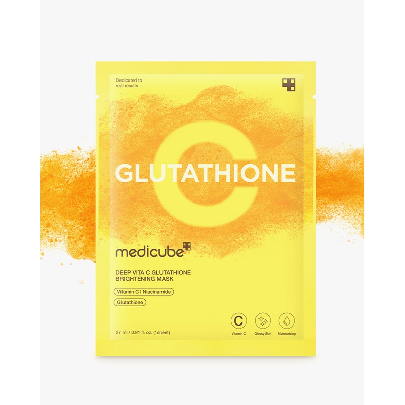 medicube Deep Vita C glutathione Brightening Mask