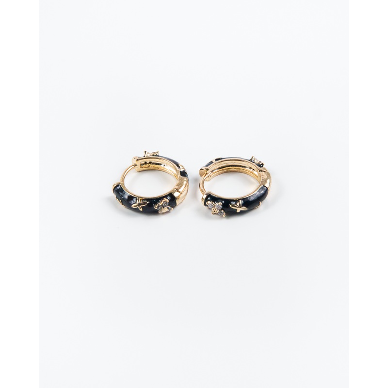 NYU NYU Midnight Gold Earrings