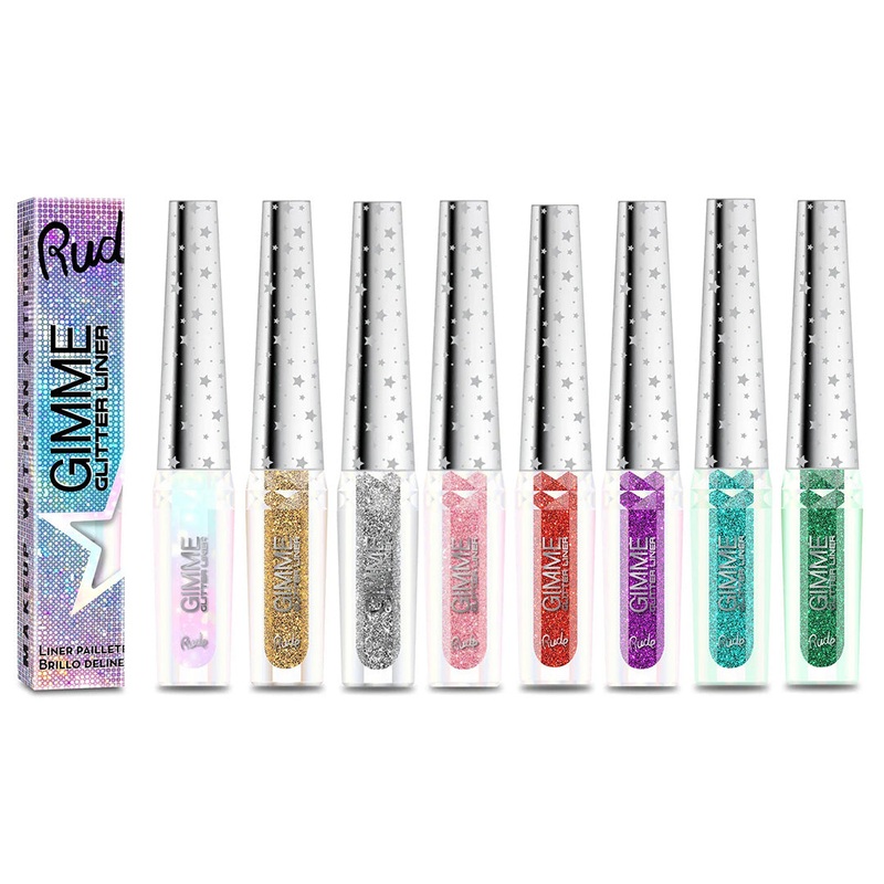 Rude Cosmetics Gimme Glitter Liner Assorted – Wholesale 8 Units (RC-88121-128)
