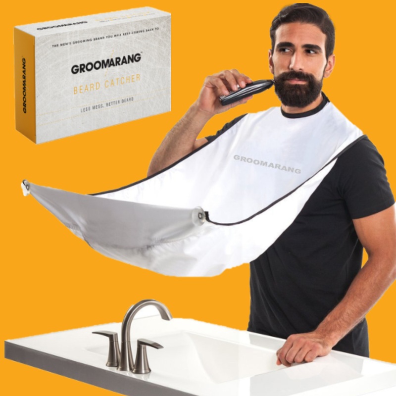Groomarang Beard Catcher Cape – Mess-Free Beard Grooming with Free UK Delivery