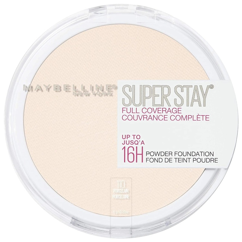 Maybelline Super Stay Full Coverage Pressed Powder Foundation 110 Porcelain – Wholesale 12 Units (K30738)