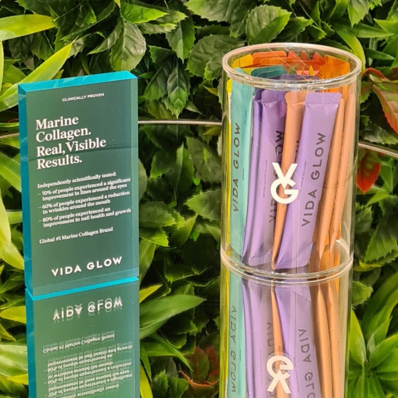 Vida Glow Cloche Filled with Loose Sachets gwp