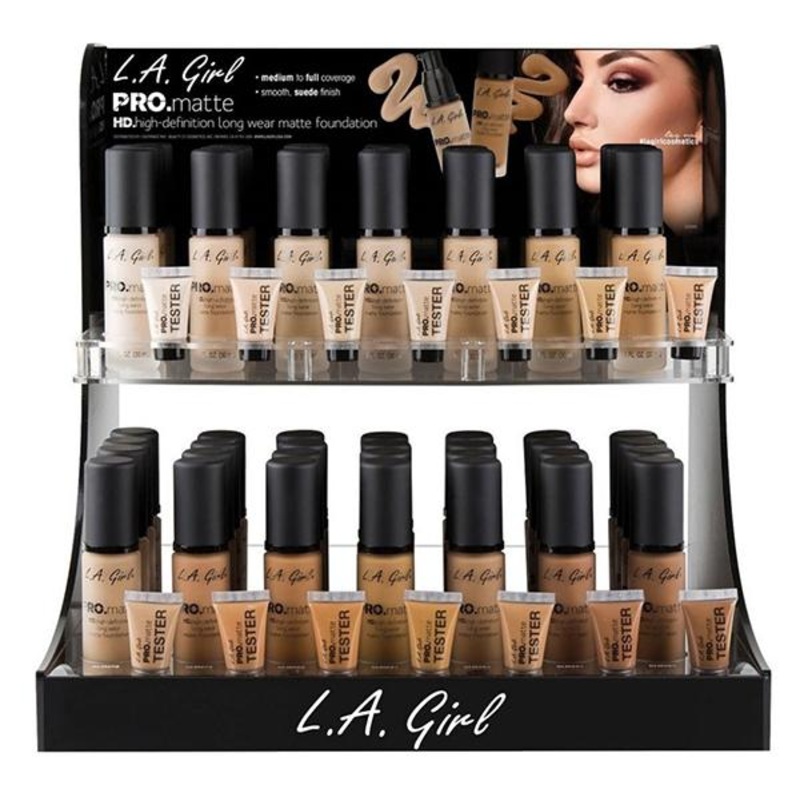 L.A. Girl Pro Matte Foundation – Wholesale Display 84 Units (GCD266.1)