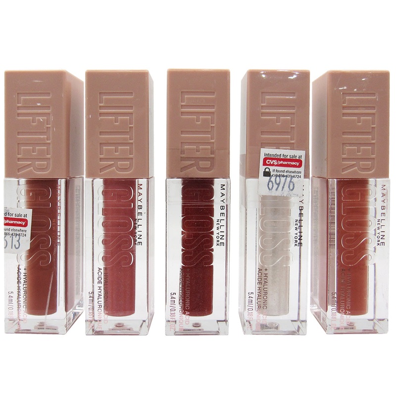 Maybelline Lifter Gloss Lip Gloss Makeup Assorted – Liquidation 10 Units (MLDL)