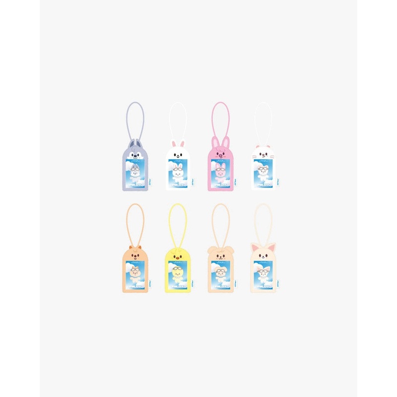STRAY KIDS 3RD FANMEETING ‘PILOT : FOR ‘ SKZOO CARRIER NAME TAG SET BANG CHAN / WOLF CHAN