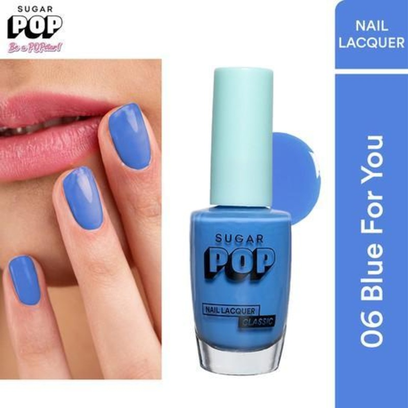 SUGAR POP Nail Lacquer 06 Blue For You (Free Gift) (100% off)