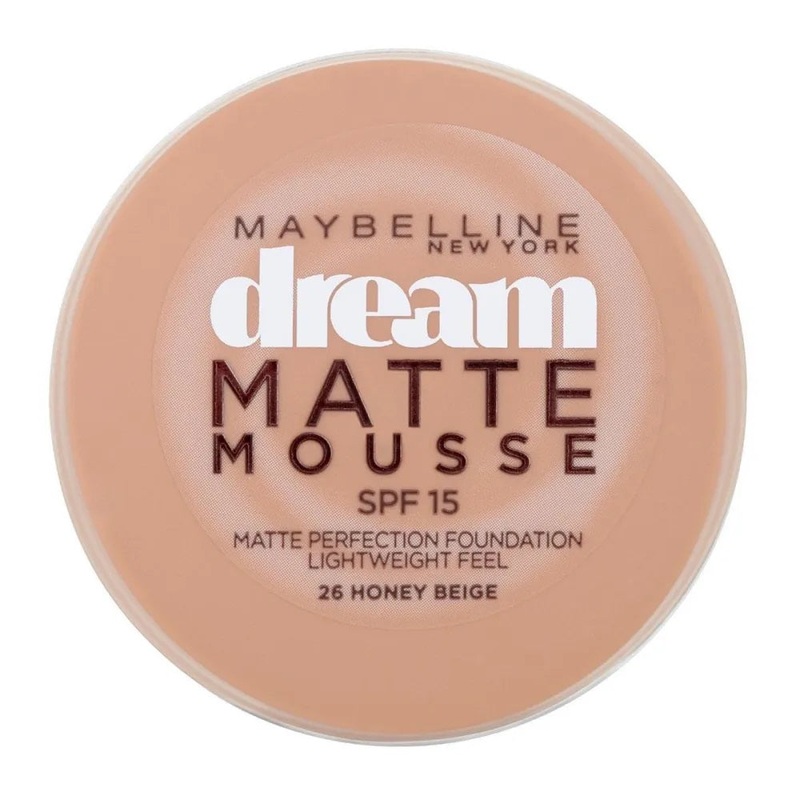 Maybelline Dream Matte Mousse Foundation with SPF – 26 Honey Beige