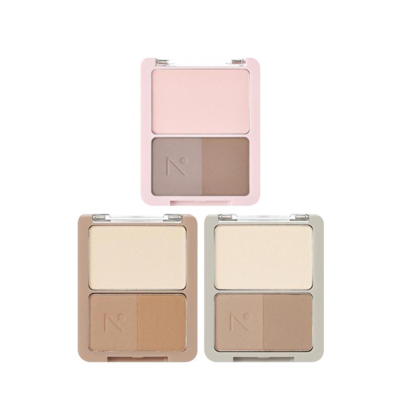 nobev Volume Detail Shading Palette 9.8g 3colors 00 Cool Gray