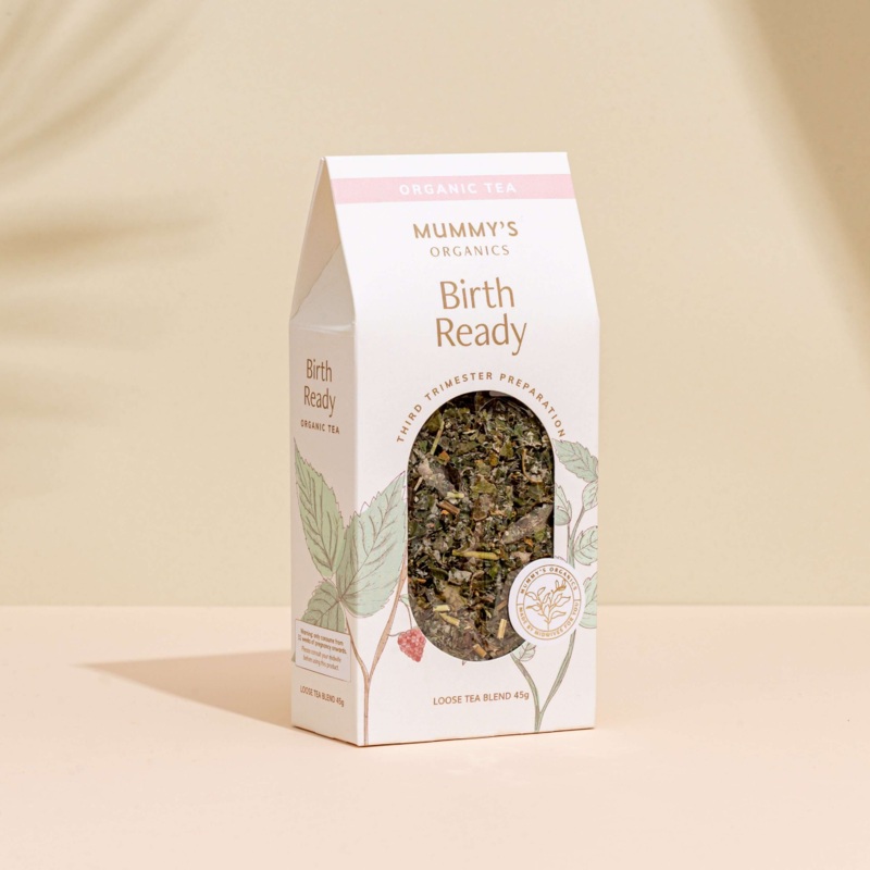 Organic Birth Ready Tea – Raspberry Leaf – Mummy’s Organic Loose leaf tea