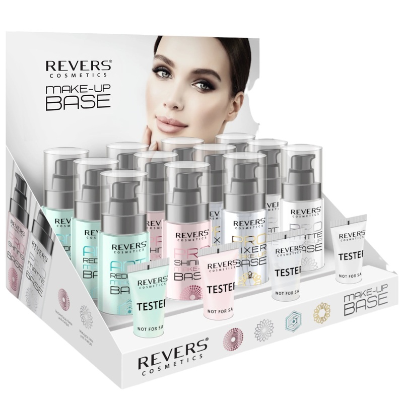 Revers Cosmetics Make-Up Primer Set Mix – Wholesale Display 12 Units (REVPRSET)