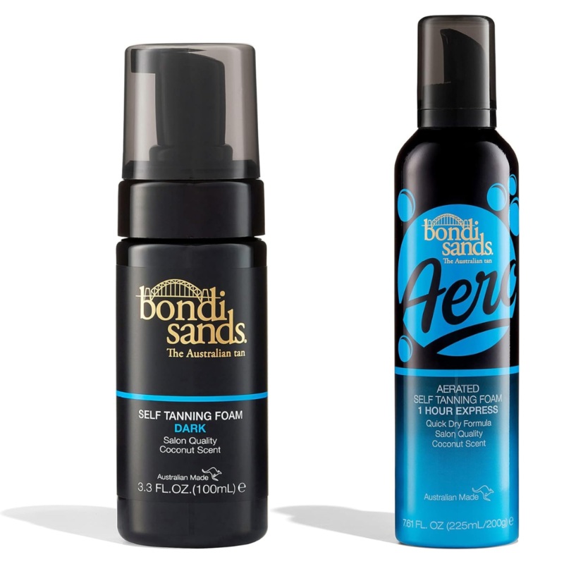 Bondi Sands Self Tanning Foam Dark & Bondi Sands Aero 1 Hour Express Self-Tanning Foam  225ml Bondi Sands Dark Tan 100ml