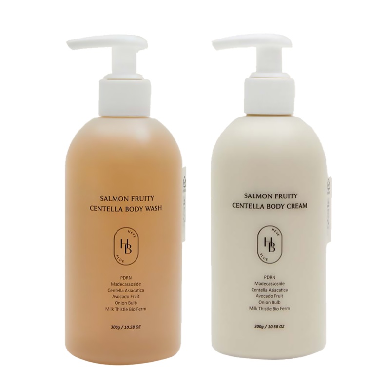 HEVE BLUE Salmon Fruity Centella Body SET