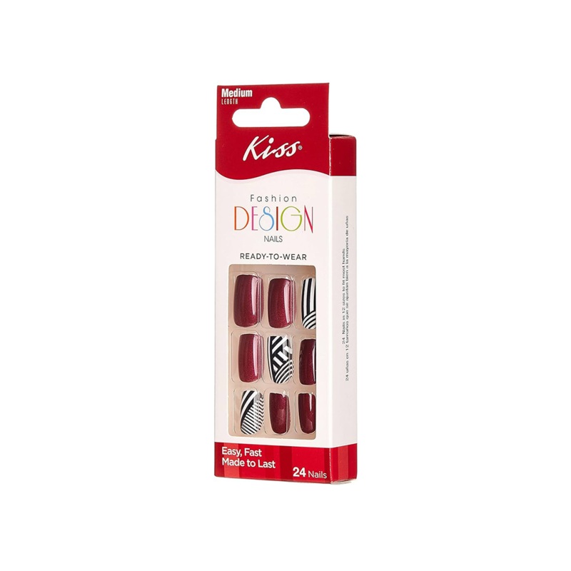 Kiss Fashion Design 24 Nails Dazzle DGBD01
