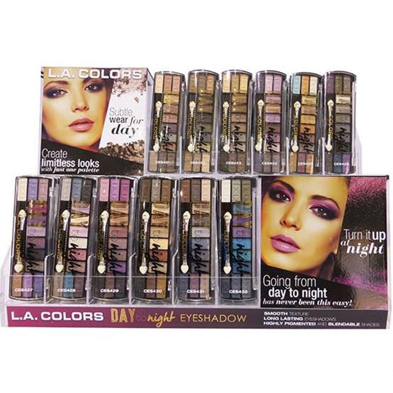 L.A. Colors Day to Night Eyeshadow – Wholesale Display 144 Units (CAD73.1)