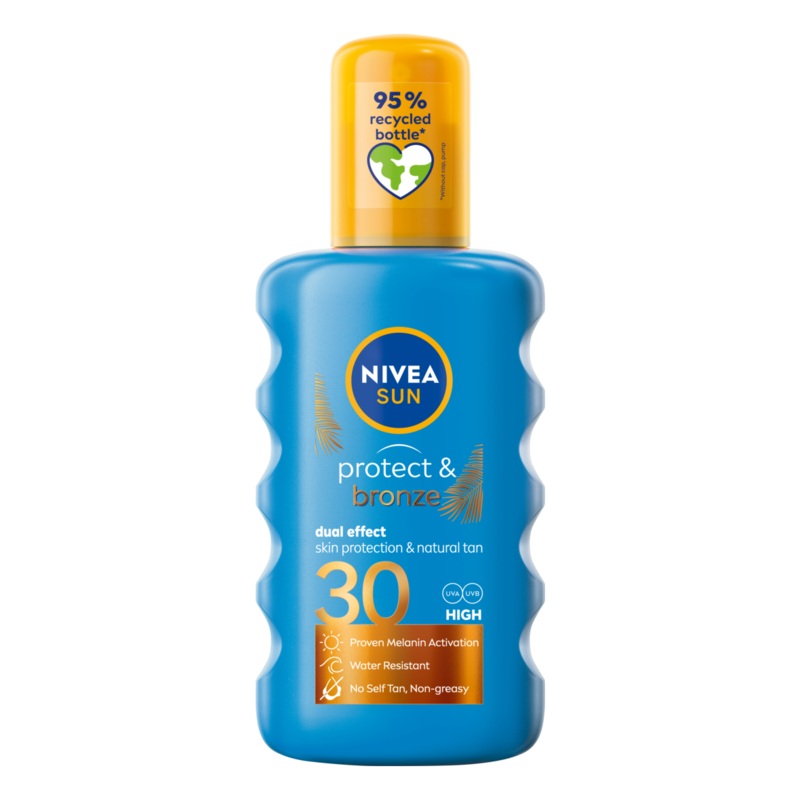 Nivea Sun Protect & Bronze Spray SPF30 200Ml