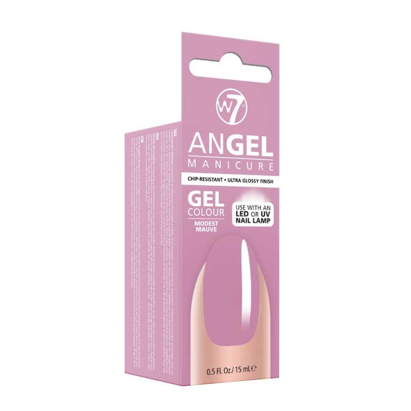 W7 Angel Manicure Gel Polish Modest Mauve