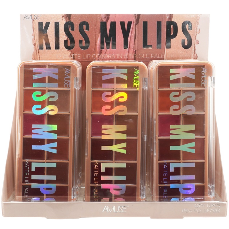 Amuse Kiss My Lips – Wholesale Display 12 Units (LIP7333)