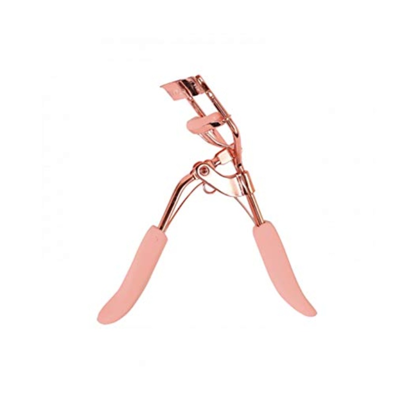 Luxury Eyelash Curler in Rose Gold & Dusky Pink with Silicone Pads RRP 14