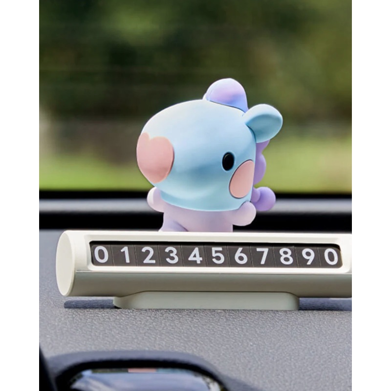 BT21 MANG minini Parking Phone Number Plate