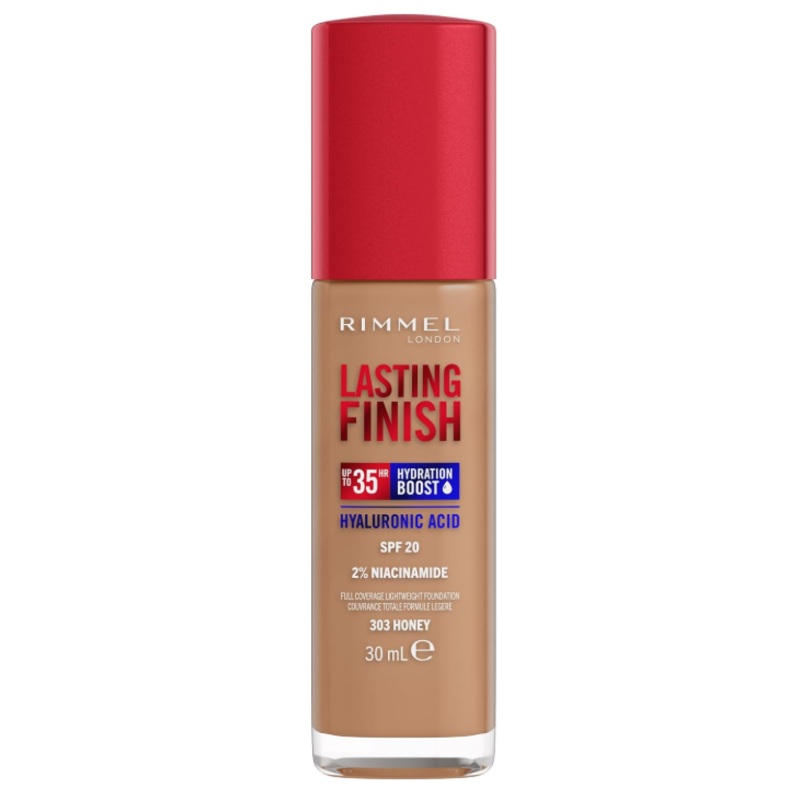 Rimmel Lasting Finish 35HR Hydrating Boost Foundation 303 Honey