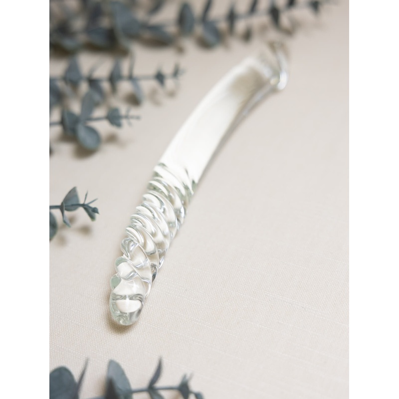 Tansy Helix | Elegant 9″ Glass Dildo