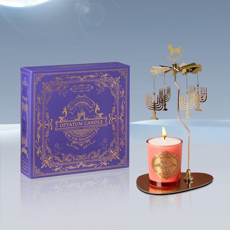 [Gift Packaging] OPTATUM Candle & Mobile Set (3 Scents) #Sugar Holiday (Merry-go-round Mobile)