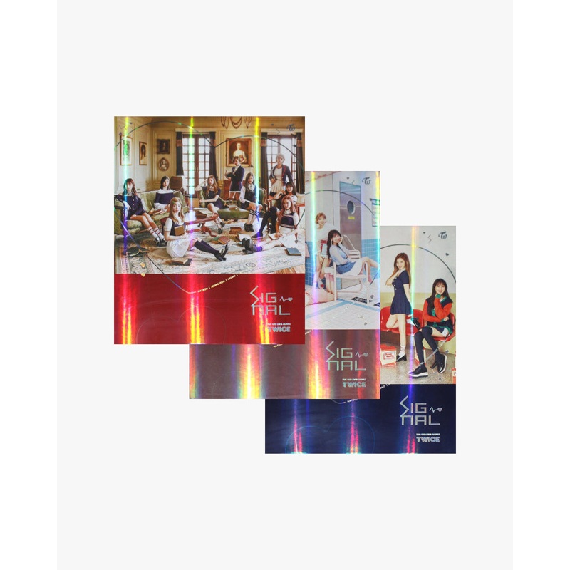 TWICE – SIGNAL (4TH Mini Album) (3 Versions) VER. A – RED