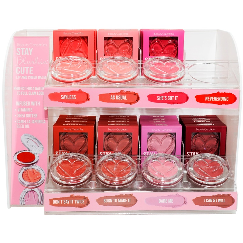 Beauty Creations Blushing Cute Full – Wholesale Display 42 Units + 7 Tester (BCSBCAD-PTD)