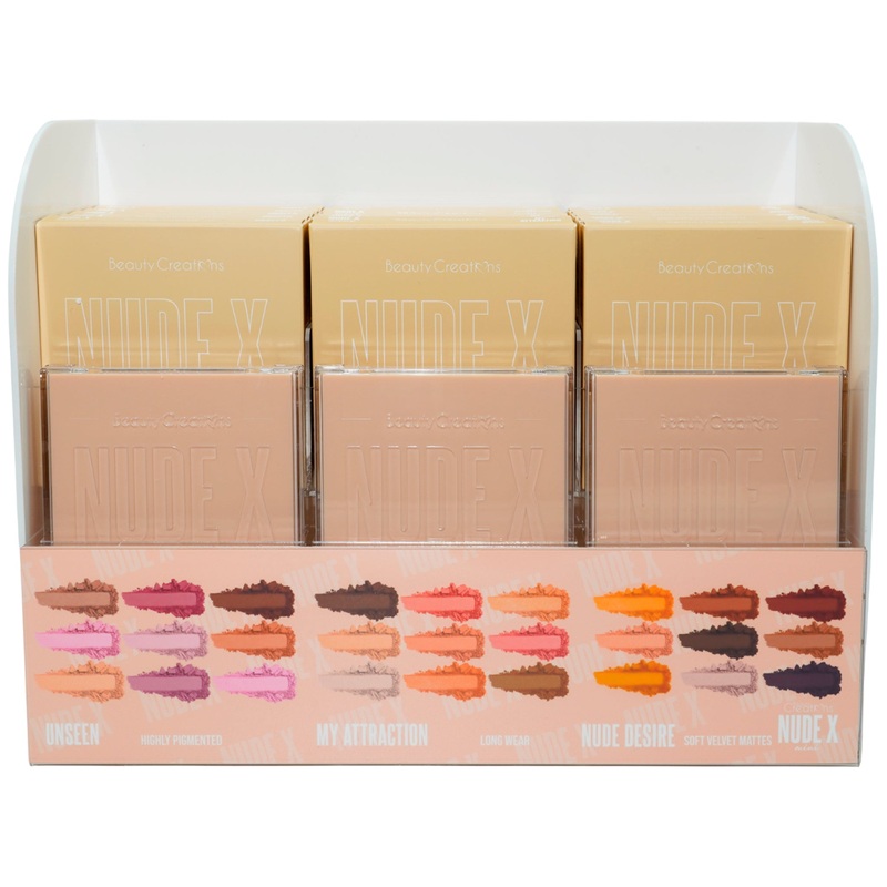 Beauty Creations Nude X Shadow Palette Mini – Wholesale 18 Units + 3 Tester (NXMSP-PTD)