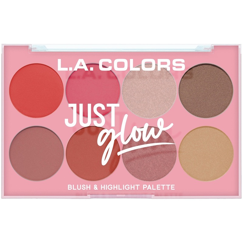 L.A. Colors I Heart Makeup Highlighter – Blush Palette Glow – Wholesale Pack 12 Units (C30351)