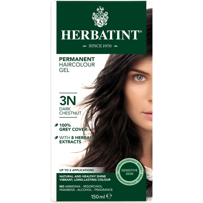 3N Dark Chestnut Permanent Hair Colour Gel 150ml
