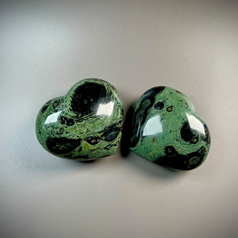 Kambaba Jasper Hearts 250-299g