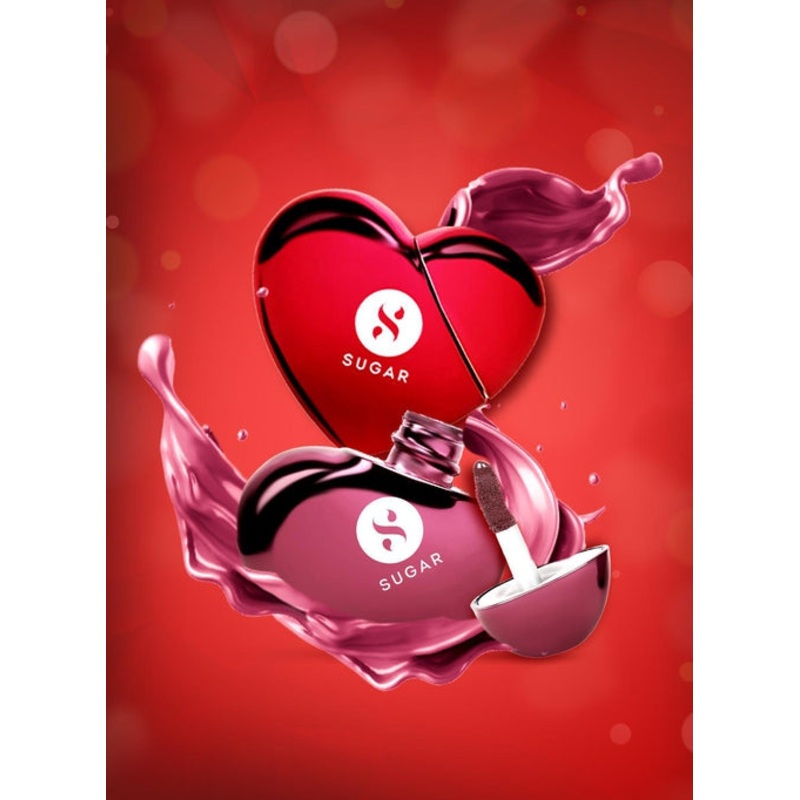 Limited-Edition La La Love 18HR Liquid Lipstick (Kit) 01 Cherry Crush