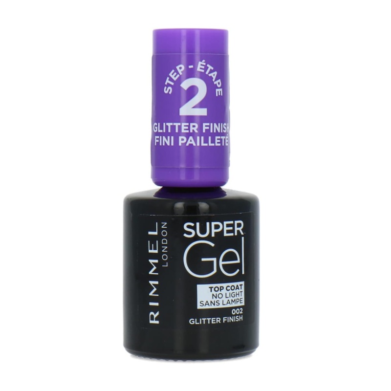 Rimmel London Super Gel Step 2 Top Coat 002 Glitter Finish