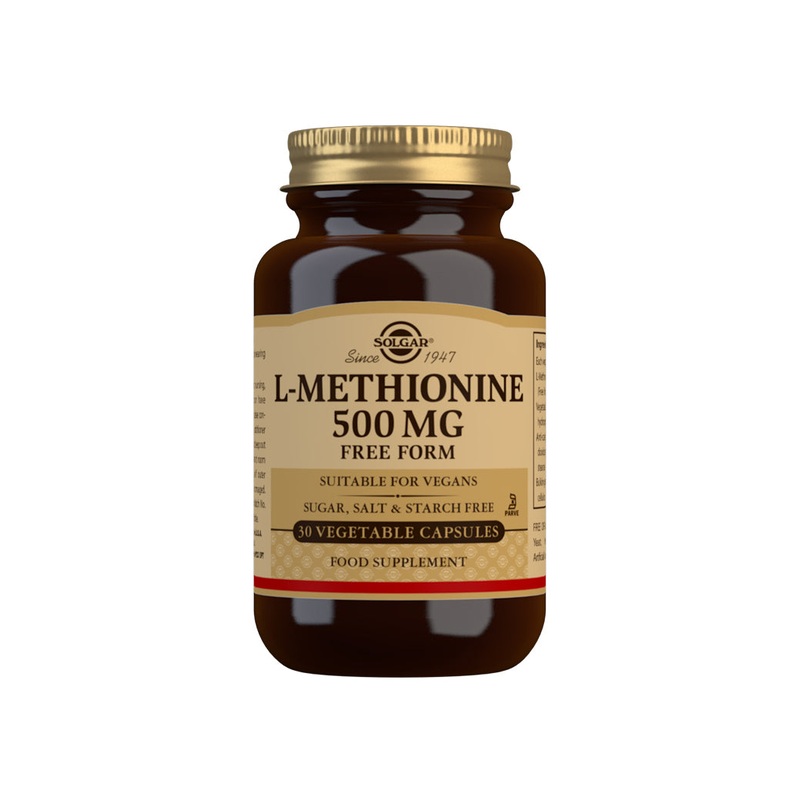 L-Methionine 500mg 30 capsules
