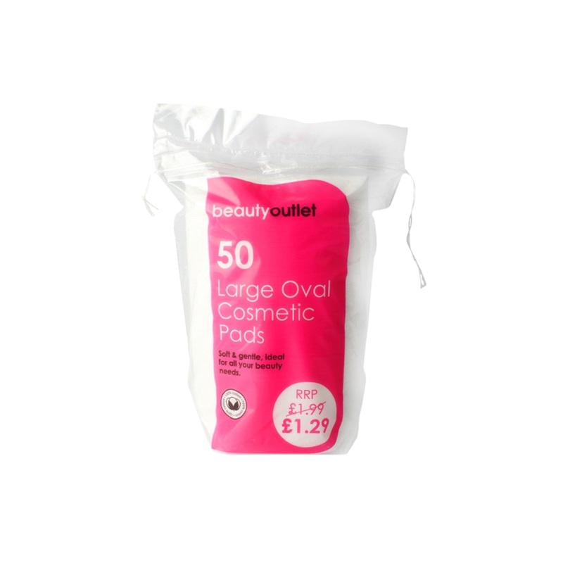 Beauty Outlet Large Oval Cosmetic Pads 50 Pack