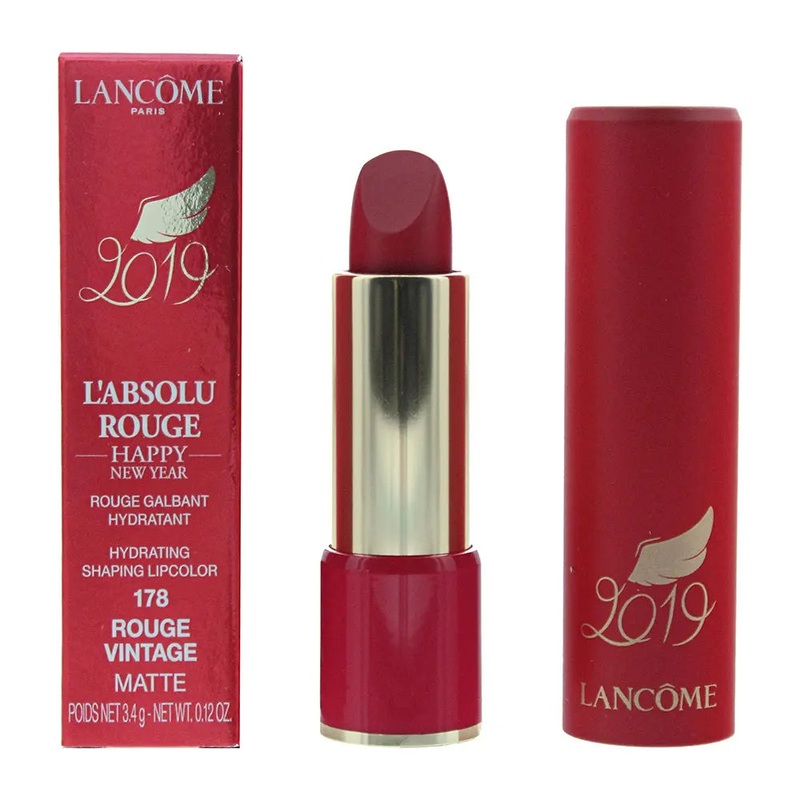 Lancme L’absolu Rouge 2019 Edition #178 Rouge Vintage Lipstick 3.4g