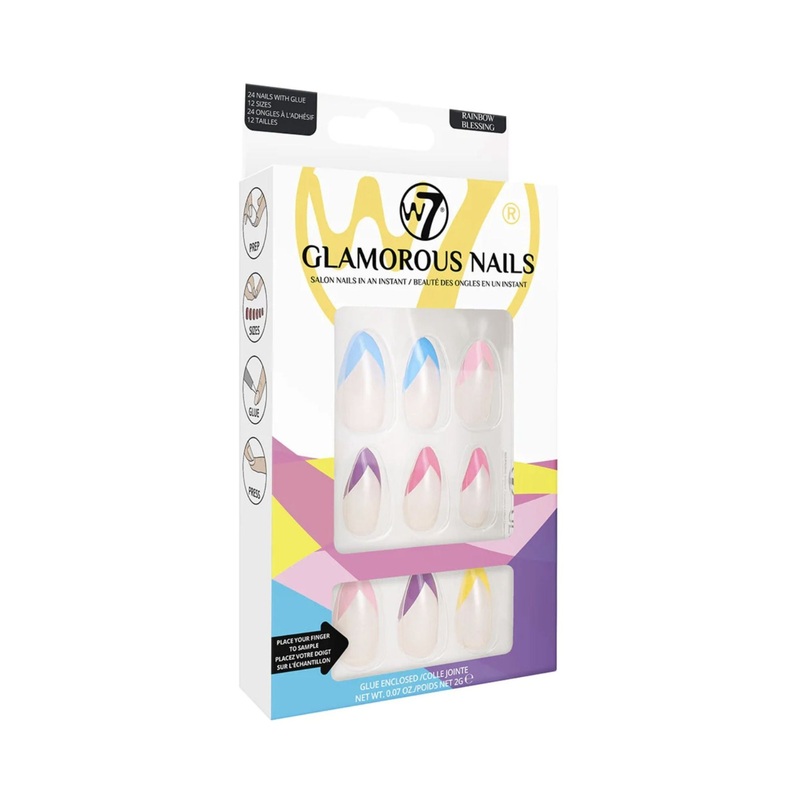 W7 Glamorous Nails Rainbow Blessing