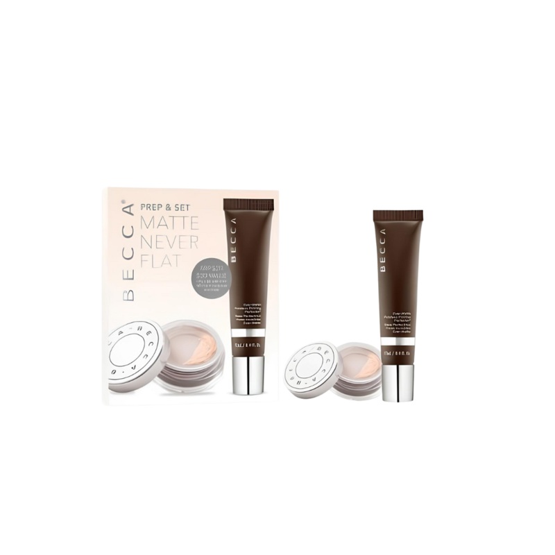 Becca Cosmetics Prep & Set Matte Never Flat Kit Set Matte