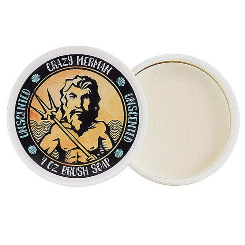 Crazy Merman Makeup Brush Cleaner Soap Unscented 2.0 oz
