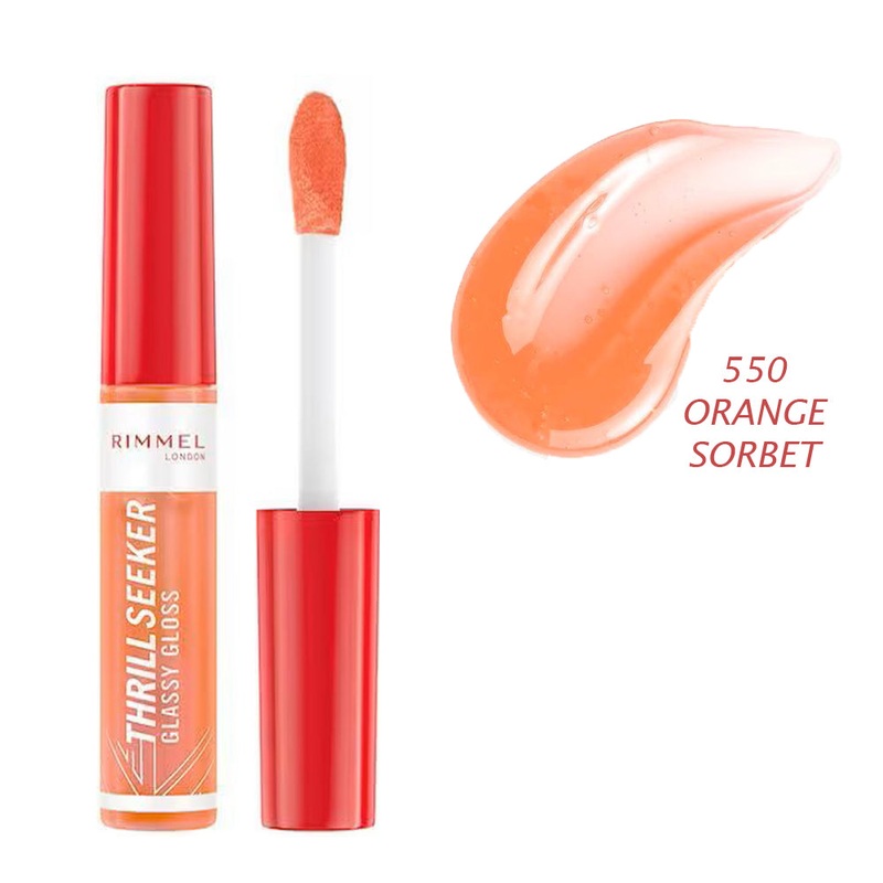 Rimmel London Thrill Seeker Glassy Gloss 550 Orange Sorbet